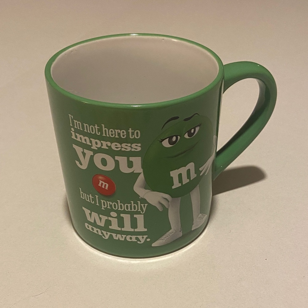 M&M'S Green Character Mug with Playful Quote